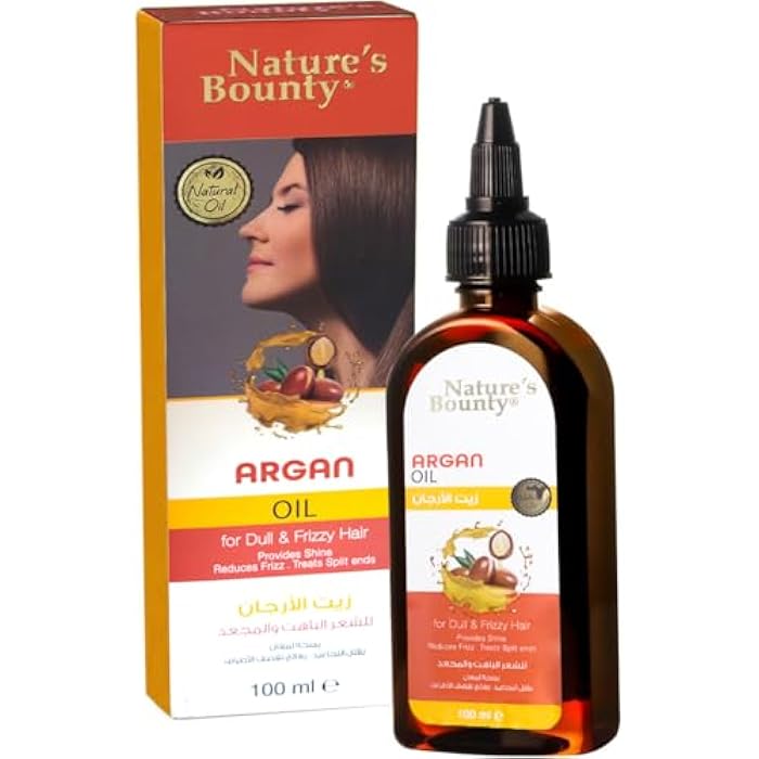 Nature's Bounty - Natural Oil, Nourishing & Strengthening, 100 ML (Argan Oil For Dull & Frizzy Hair) - Image 1